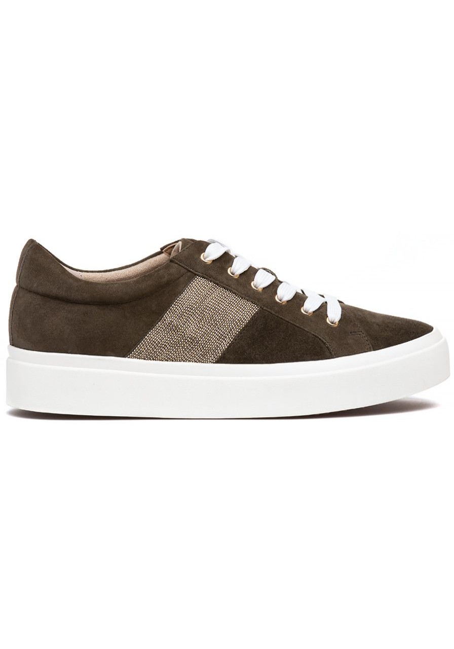Women Jildor Sneakers | Yaya Sneaker Khaki Suede