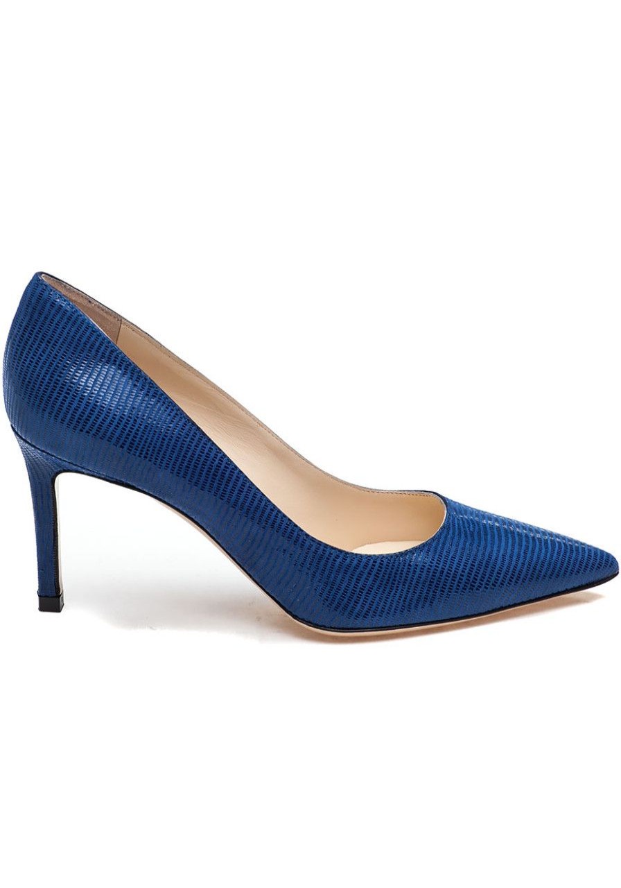 Women Roberto Festa Pumps | 85000 Pump Blue Snake Leather