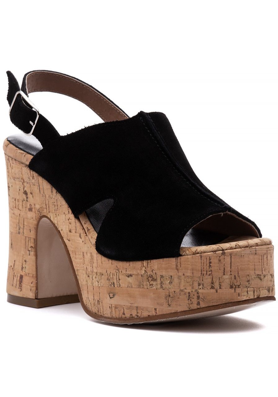Women Claudia by Isaberi Sandals | Courtney Sandal Black