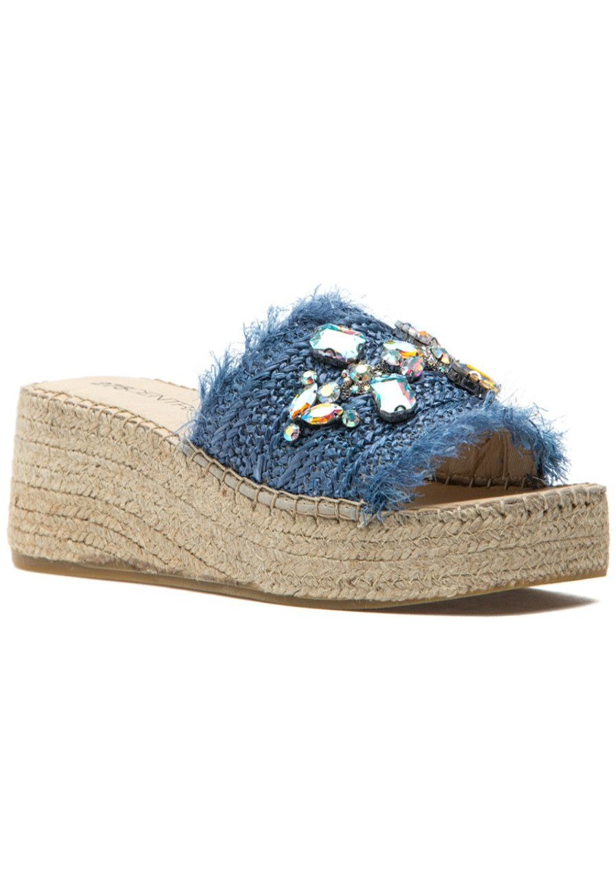 Women 275 Central Sandals | Vivien Espadrille Sandal Denim