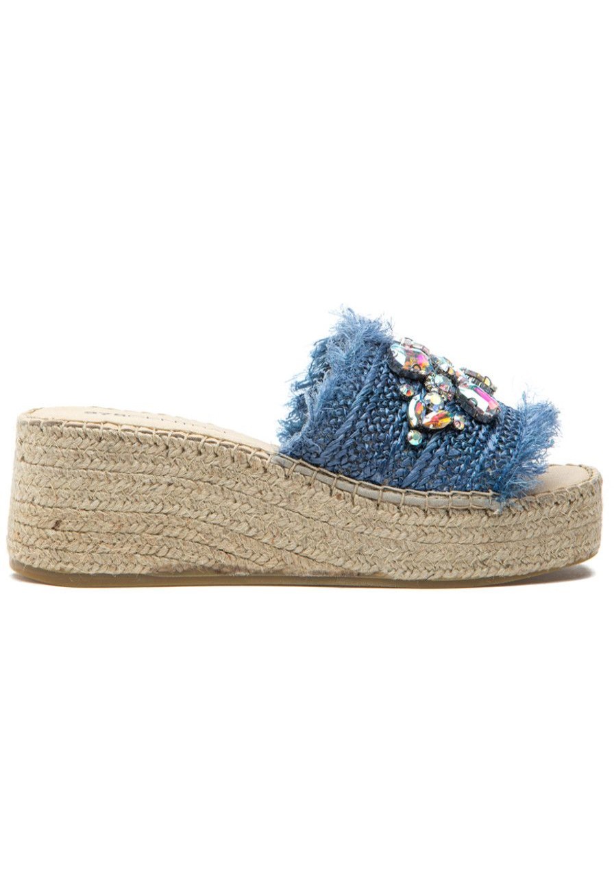 Women 275 Central Sandals | Vivien Espadrille Sandal Denim