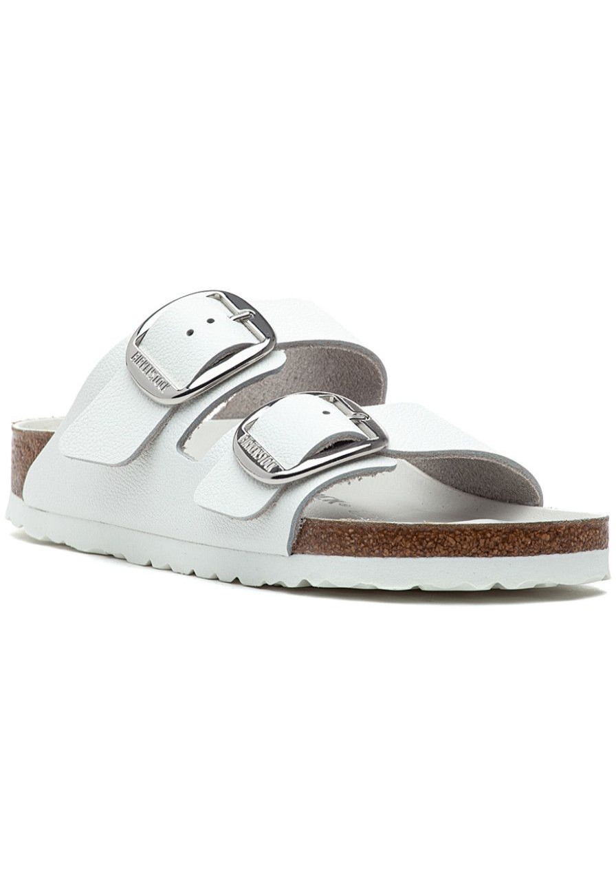 Women Birkenstock Sandals | Arizona Big Buckle White Leather