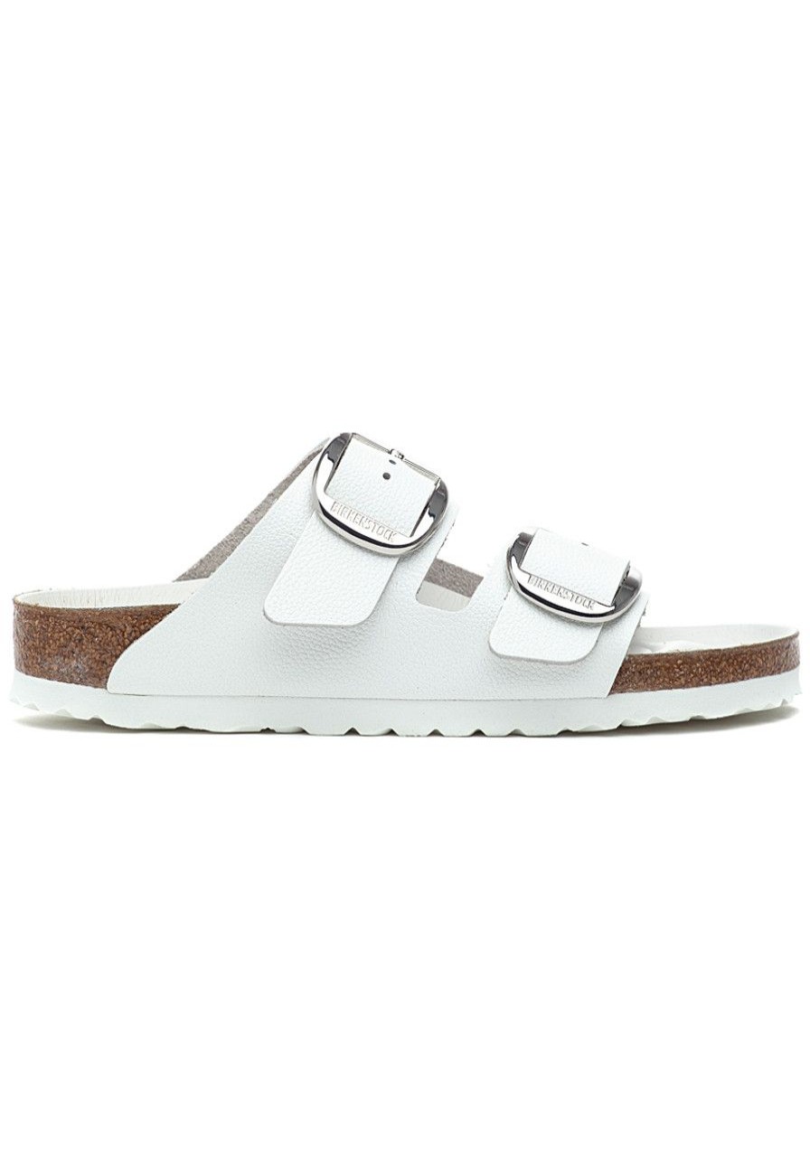 Women Birkenstock Sandals | Arizona Big Buckle White Leather