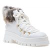 Women 275 Central Boots | Eminem Boot White Leather/Fur