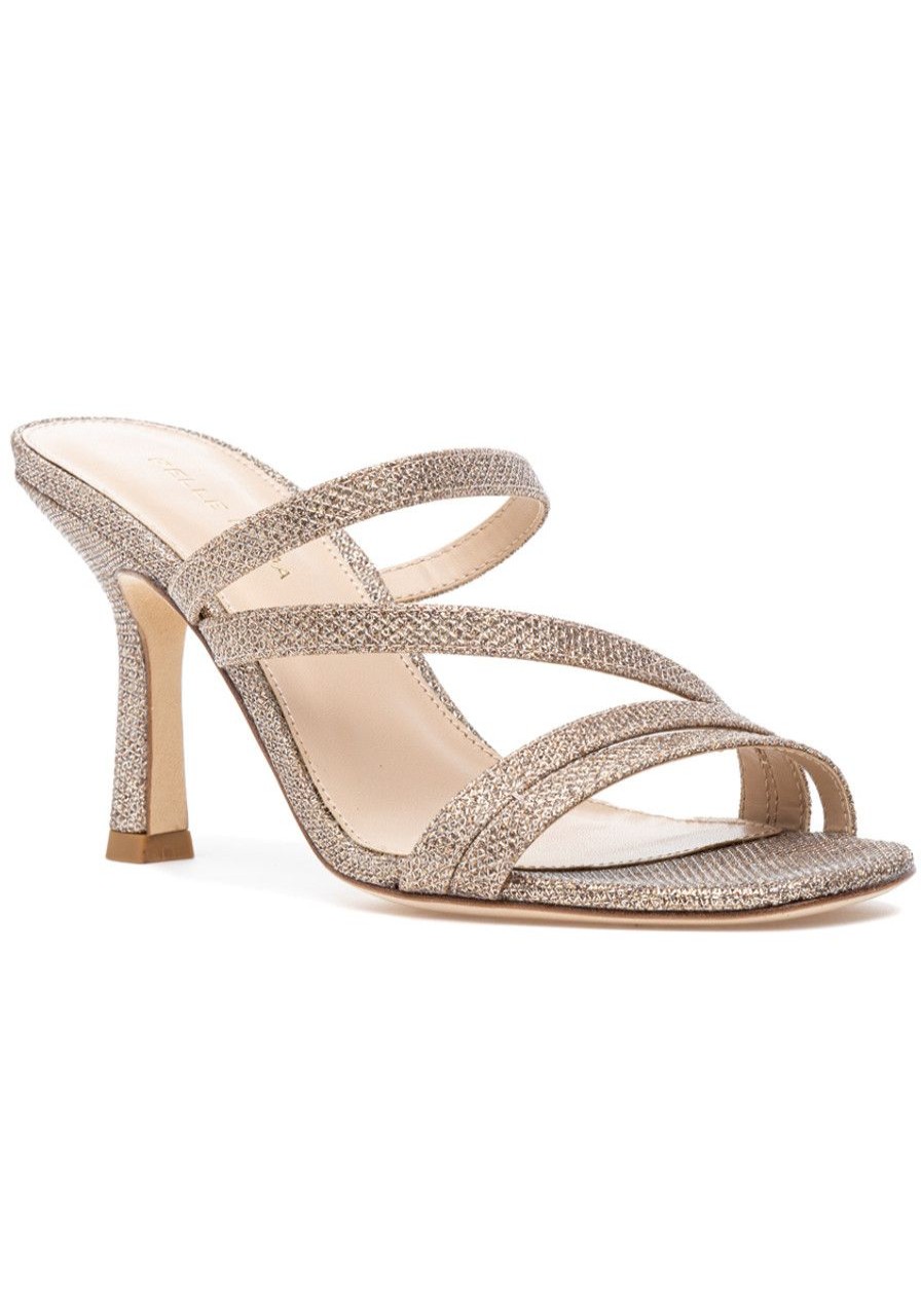 Women Pelle Moda Pumps | Ostin Sandal Platino Gold