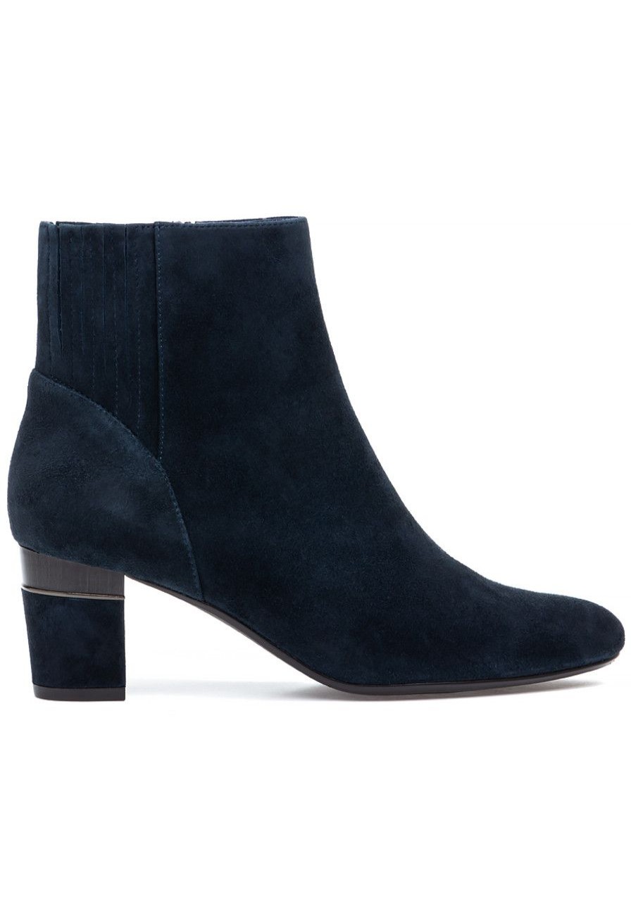 Women Jildor Boots | Dobson Boot Navy Suede