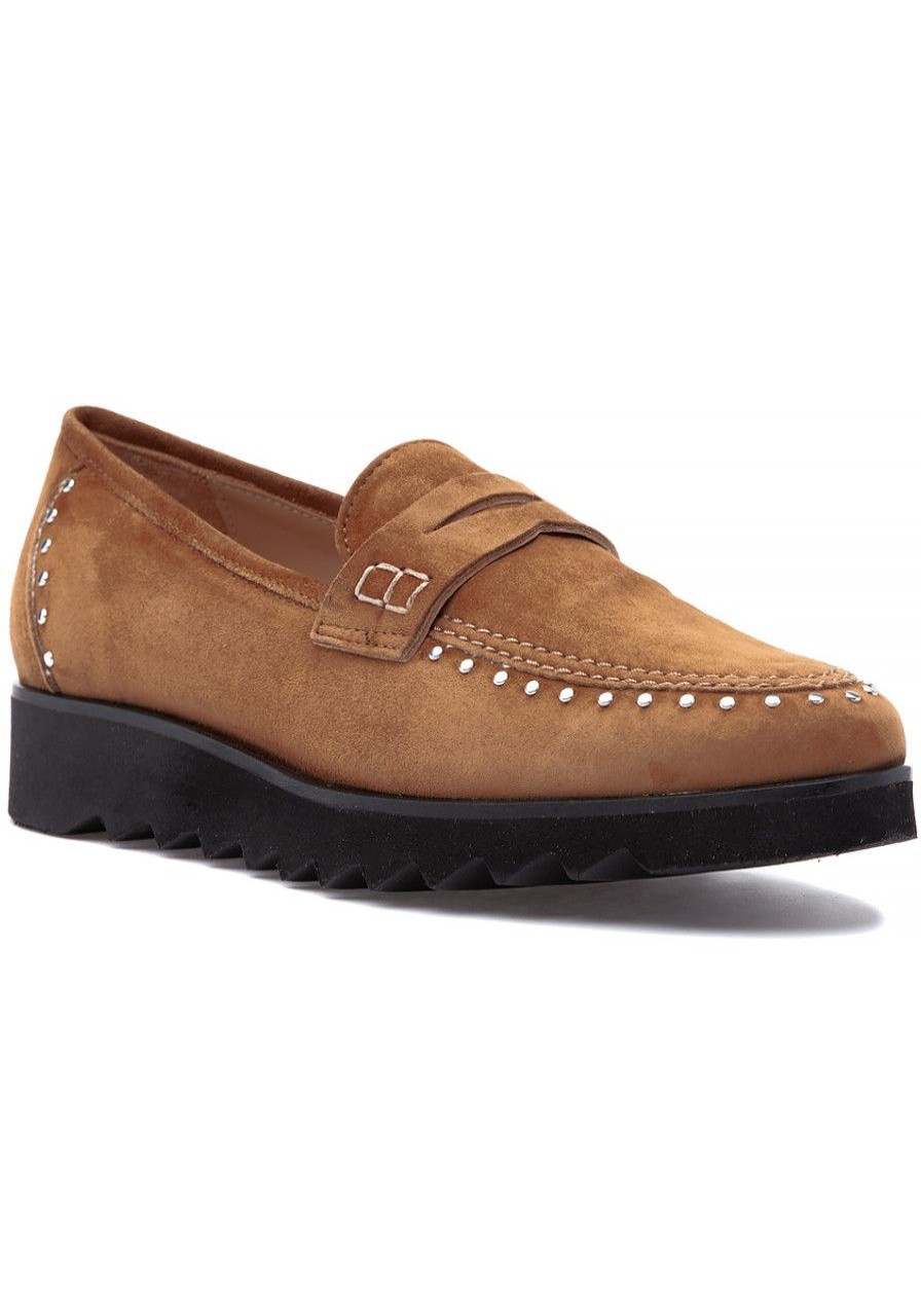 Women 275 Central Loafers & Oxfords | Peter Loafer Cognac Suede