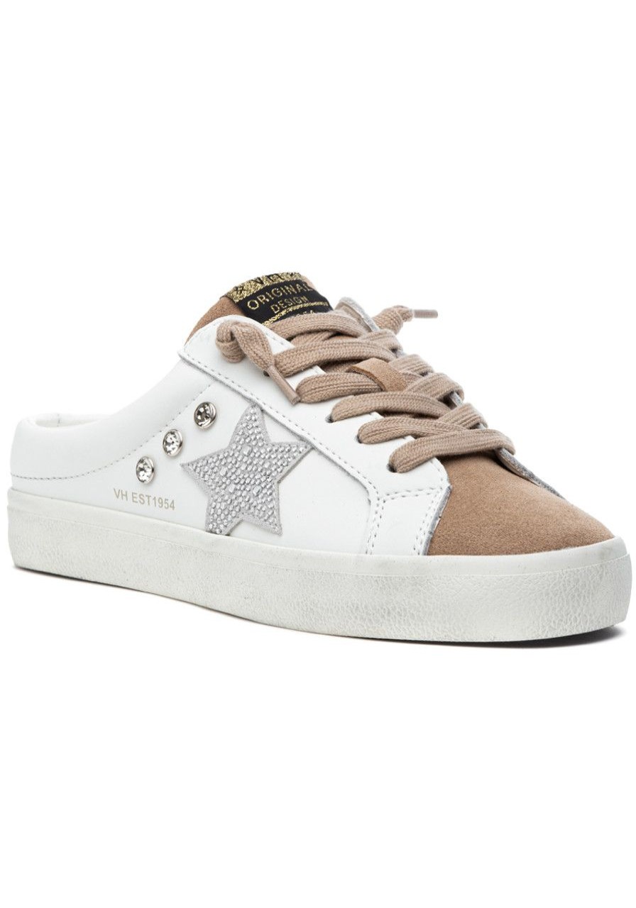 Women Vintage Havana Sneakers | Queen 3 Sneaker White/Camel