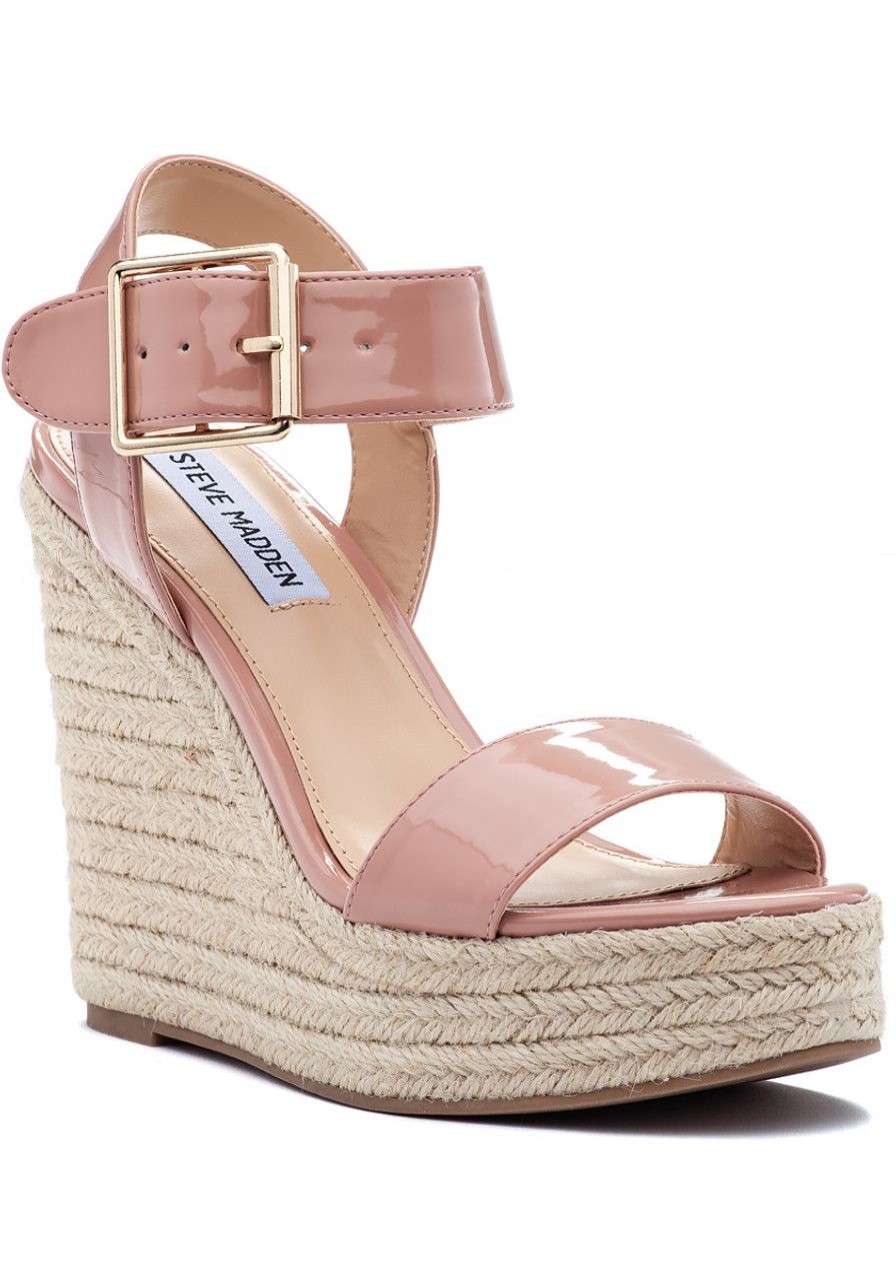 Women Steve Madden Sandals | Santorini Sandal Dark Blush Patent