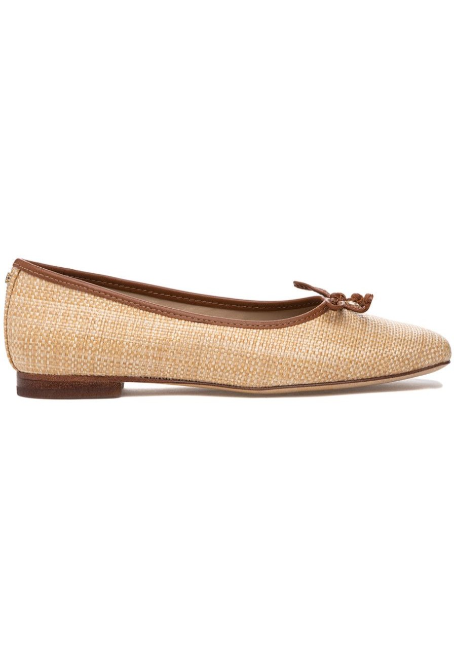 Women Sam Edelman Flats | Meadow Flat Bleached Beechwood