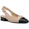 Women Jildor Flats | Filly-X Flat Pudding/Black Nappa