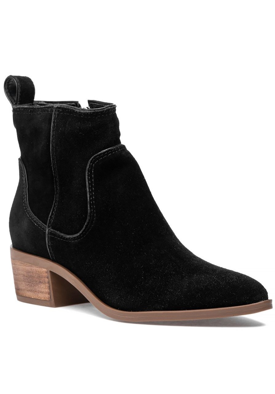 Women Dolce Vita Boots | Able Boot Black Leather