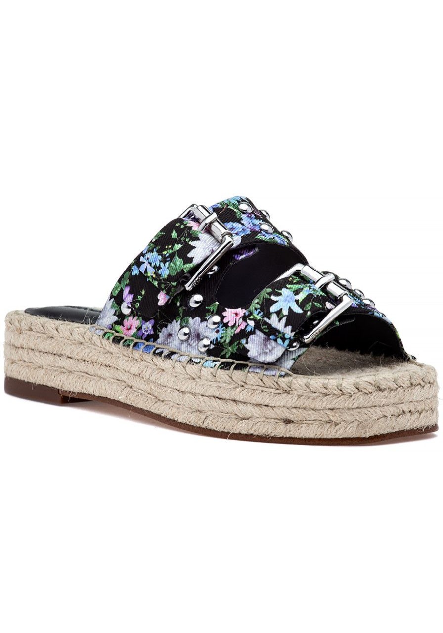 Women Rebecca Minkoff Sandals | Jodi Sandal Black Flower Print