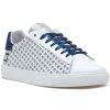 Women D.A.T.E. Sneakers | Newman Sneaker Glitter White-Blue Leather