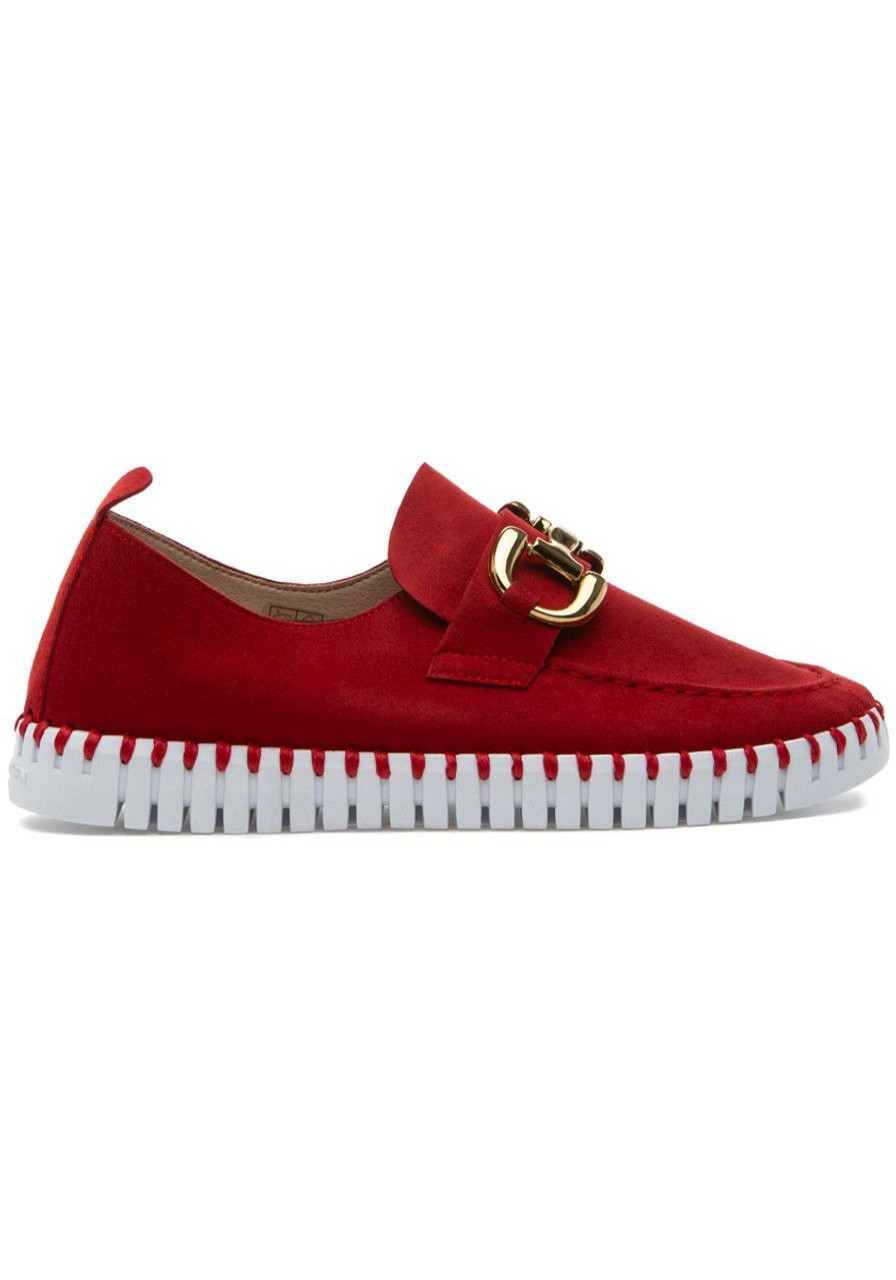 Women Ilse Jacobsen Sneakers | Tulip 3874 Sneaker Deep Red