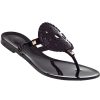 Women Jack Rogers Sandals | Georgica Jelly Flip Flop Black