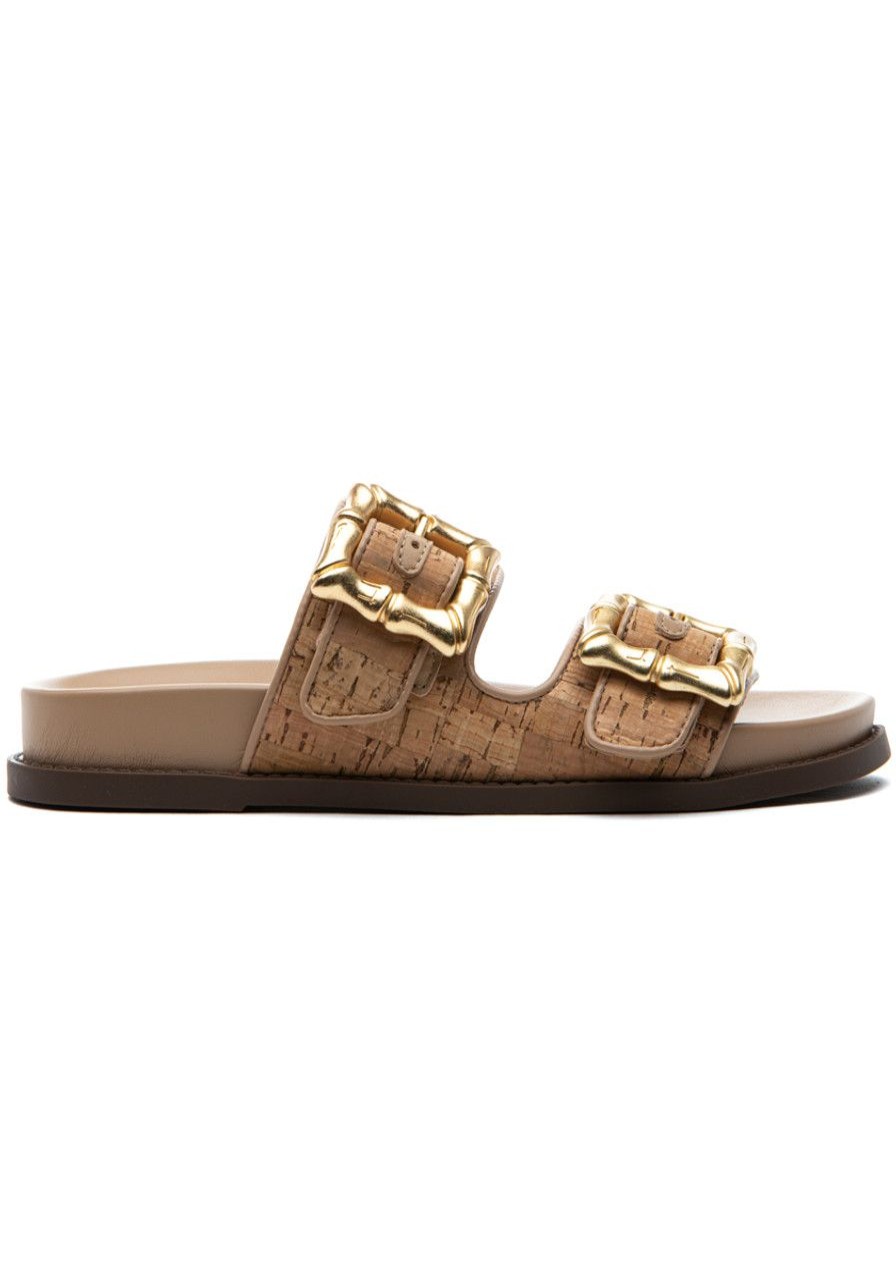 Women Schutz Sandals | Enola Sporty Sandal Natural Cork