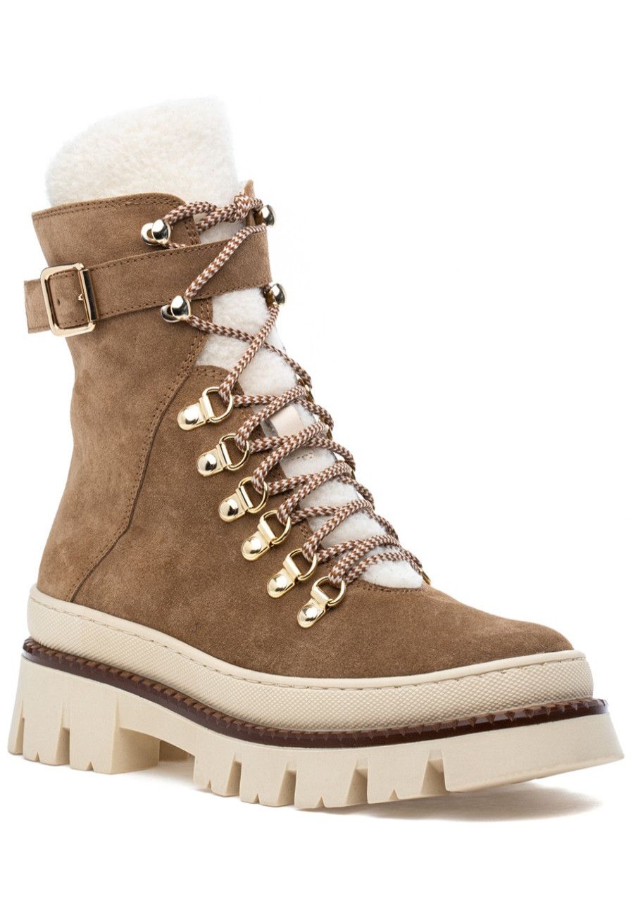 Women 275 Central Boots | Ella Boot Taupe Suede