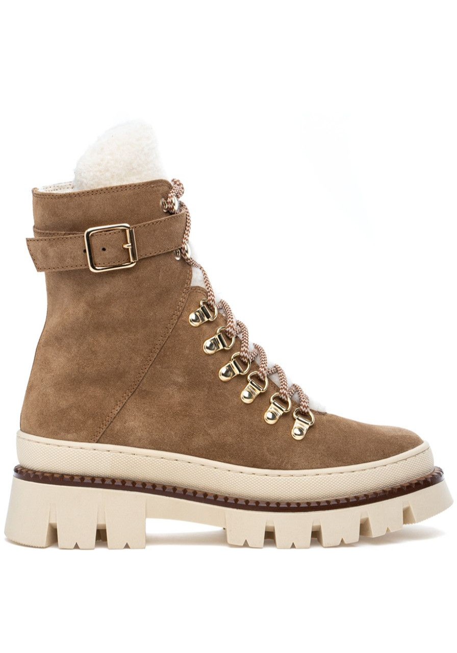 Women 275 Central Boots | Ella Boot Taupe Suede