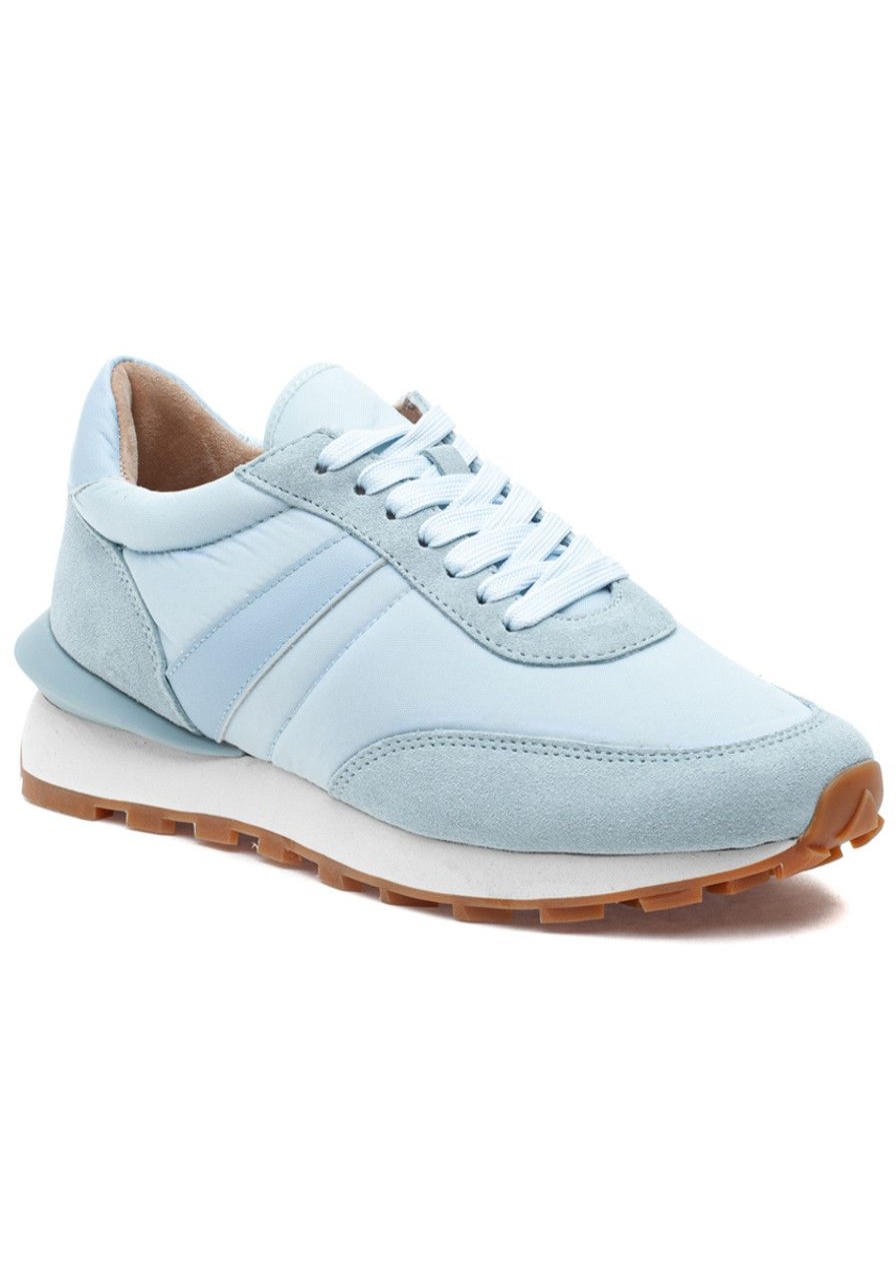 Women J/Slides Sneakers | Eddie Sneaker Light Blue Suede/Nylon