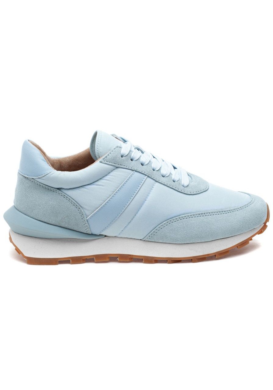 Women J/Slides Sneakers | Eddie Sneaker Light Blue Suede/Nylon