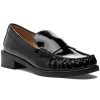 Women Silent D Loafers & Oxfords | Lara Loafer Black Crinkle Patent