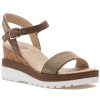 Women Jildor Sandals | Cizikas Sandal Military Suede/Gold