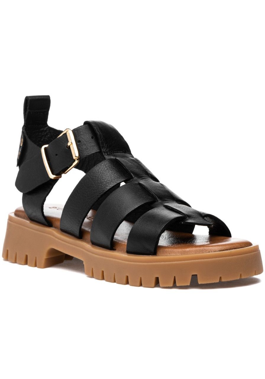 Women 275 Central Sandals | Isaiah Sandal Black Leather