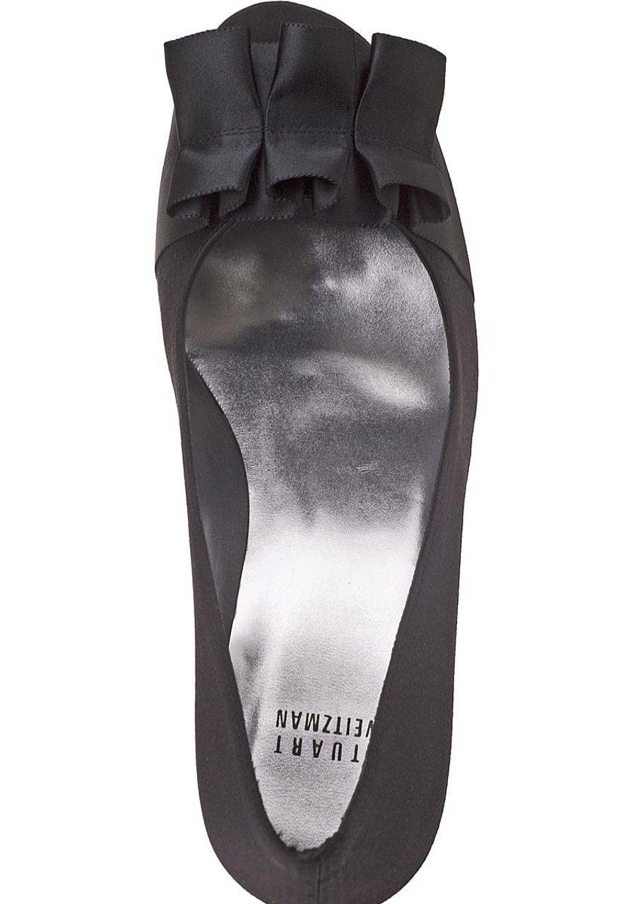 Women Stuart Weitzman Pumps | Gigiritz Black Satin