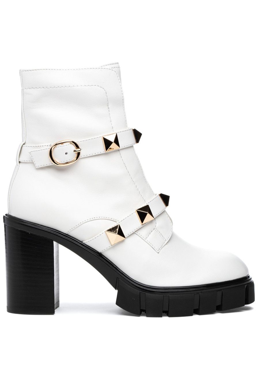 Women Jildor Boots | Davy Boot White Leather