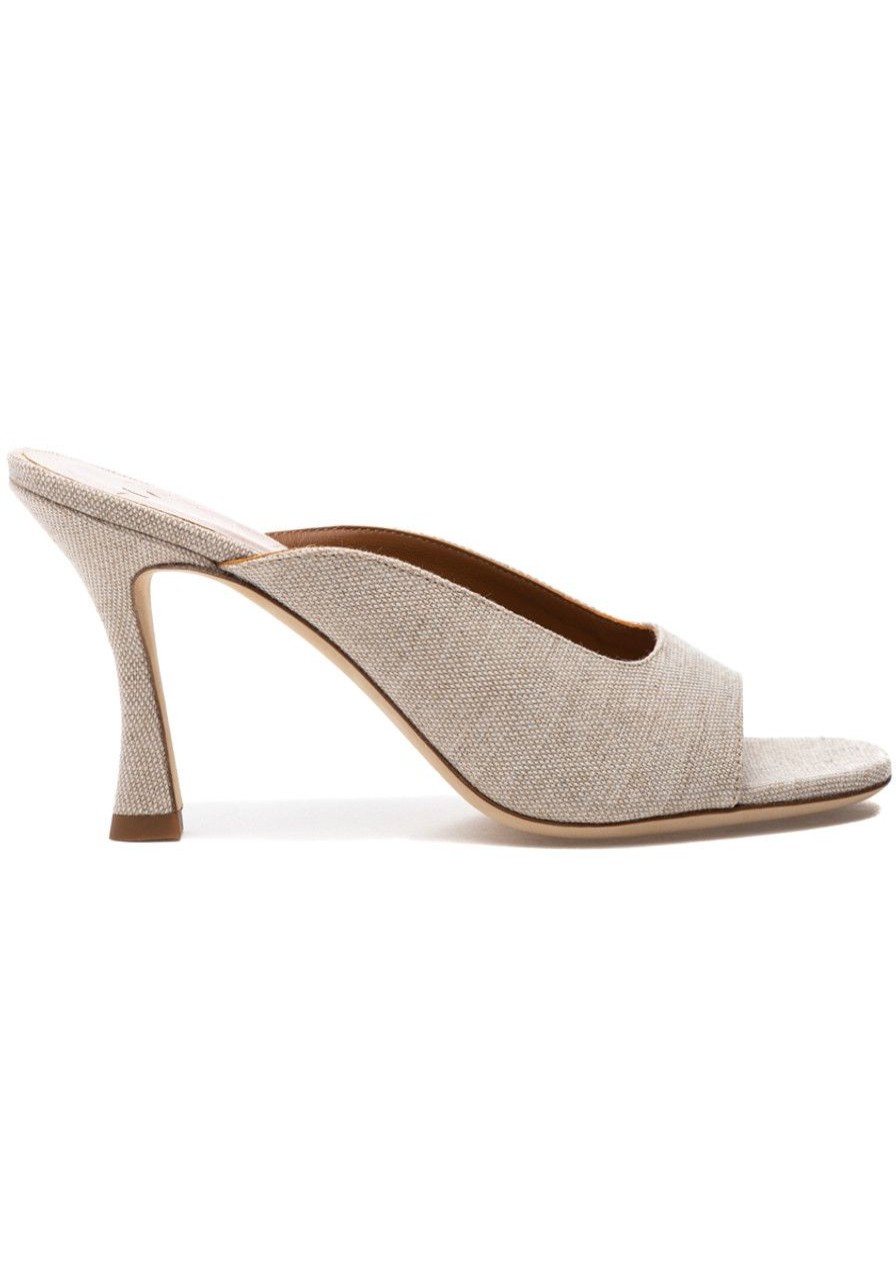 Women Staud Sandals | Sylvia Sandal Natural Linen