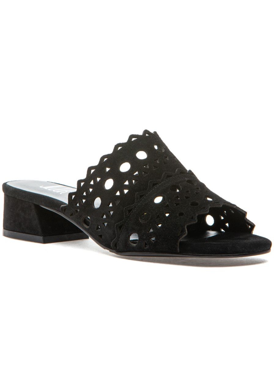 Women Jildor Sandals | Hako Sandal Black Suede