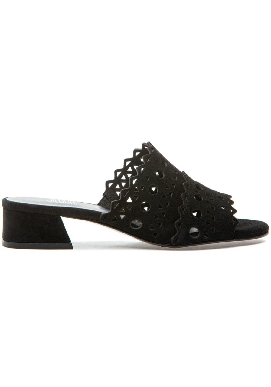 Women Jildor Sandals | Hako Sandal Black Suede