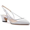 Women Jimmy Choo Pumps | Gemma 40 Pump White/Clear