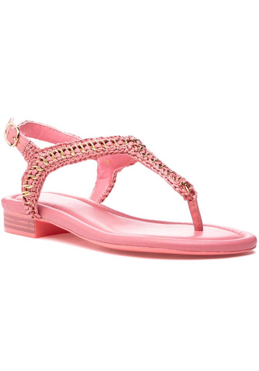 Women Jildor Sandals | Yaella Sandal Pink Nappa Leather