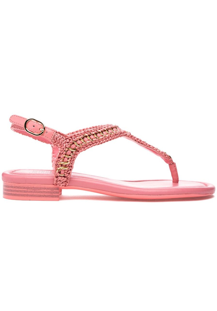 Women Jildor Sandals | Yaella Sandal Pink Nappa Leather