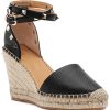 Women 275 Central Espadrilles | Michael Espadrille Wedge Black Leather