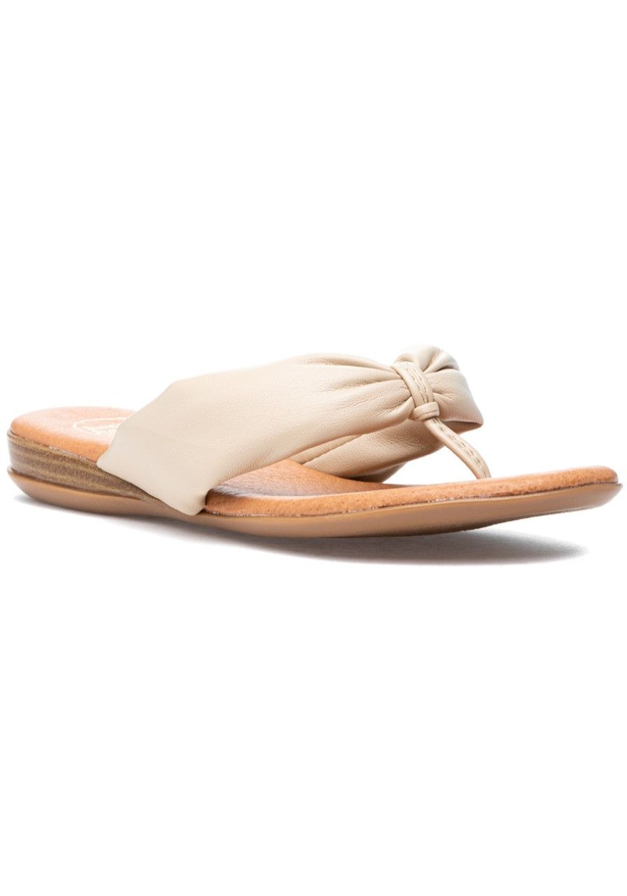 Women Andre Assous Sandals | Nuya Sandal Beige Leather