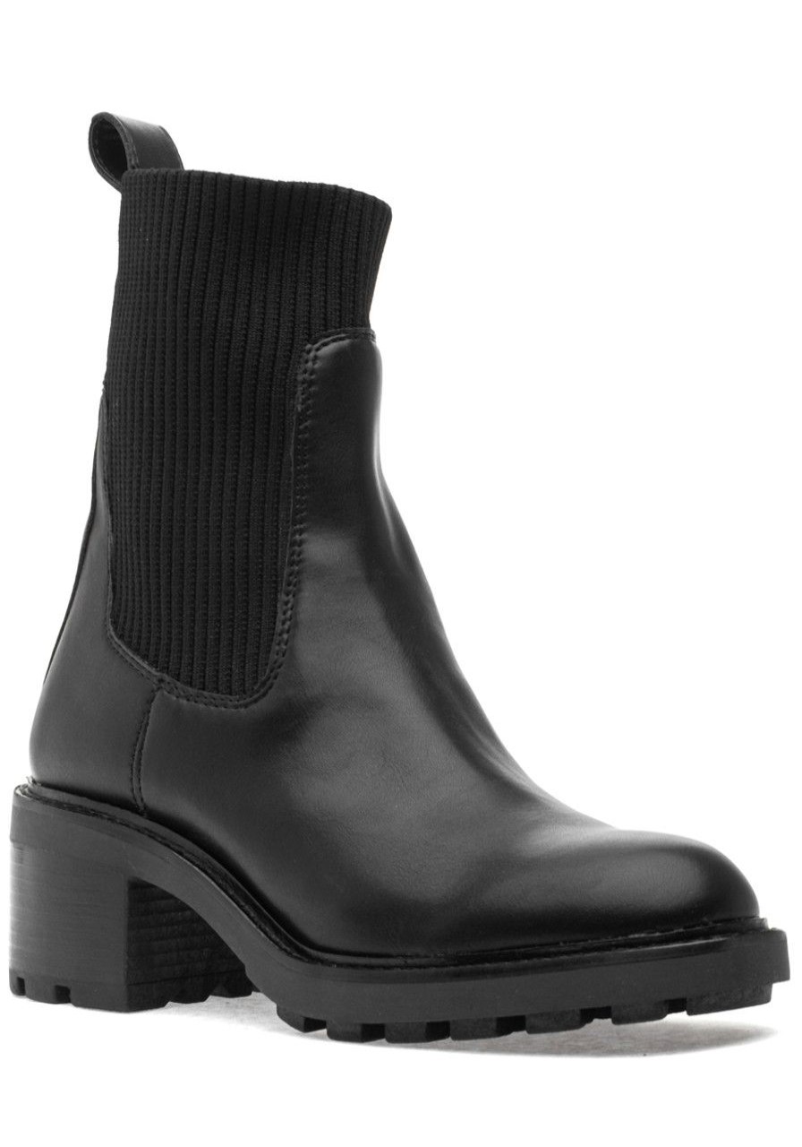 Women Steve Madden Boots | Kiley Boot Black Leather