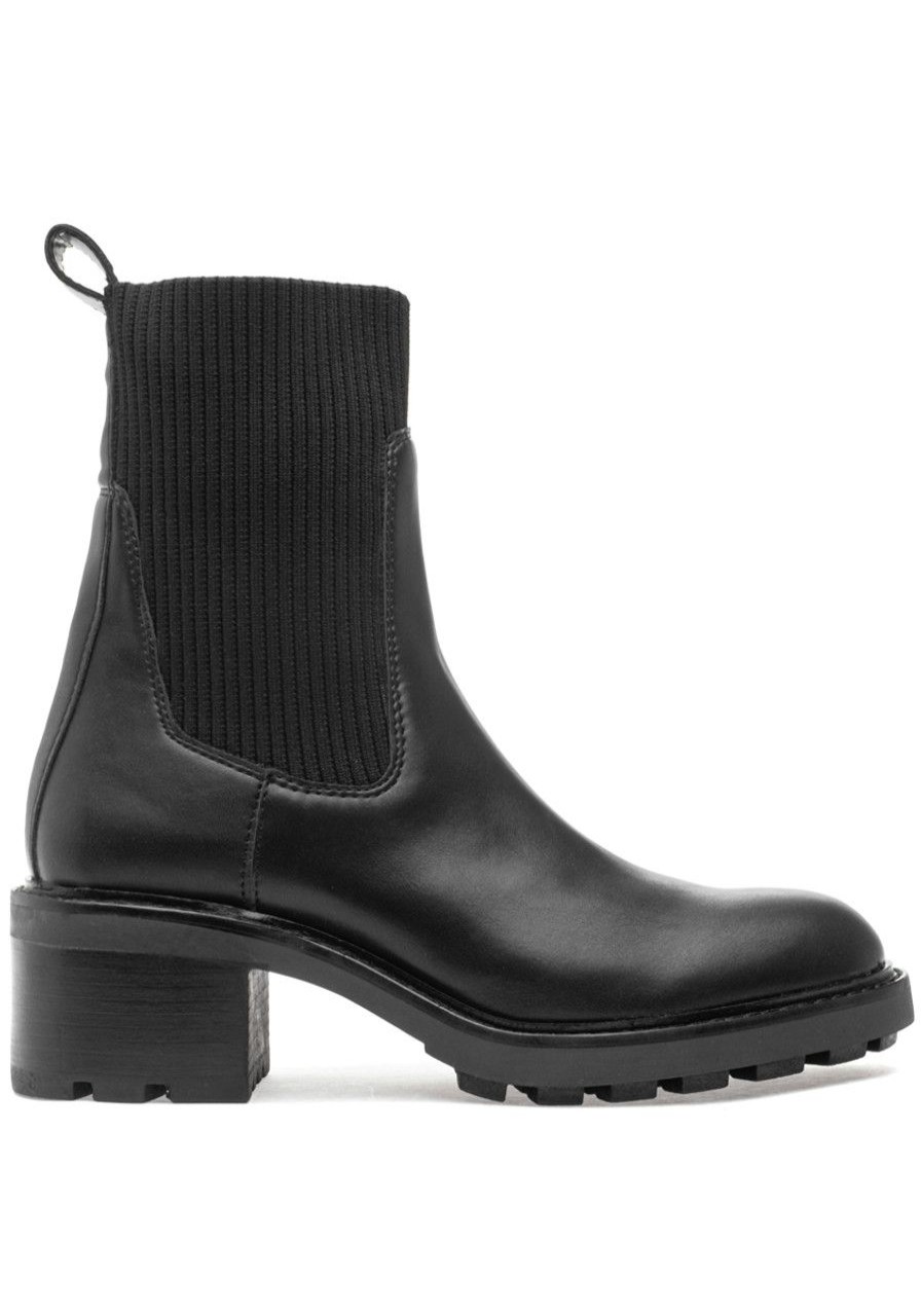 Women Steve Madden Boots | Kiley Boot Black Leather