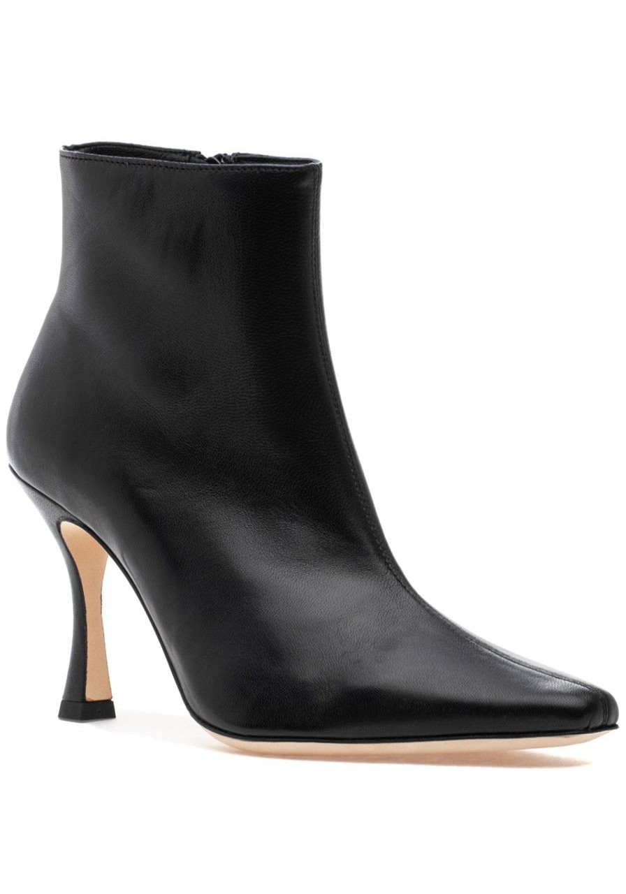 Women Staud Boots | Cami Ankle Boot Black Leather