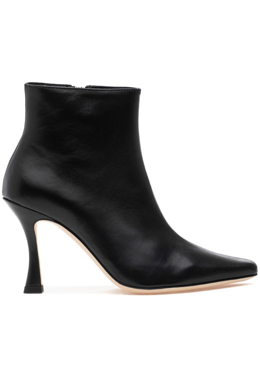 Women Staud Boots | Cami Ankle Boot Black Leather