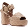 Women See by Chloe Pumps | Jodie Sandal Light Pastel Pink Leather