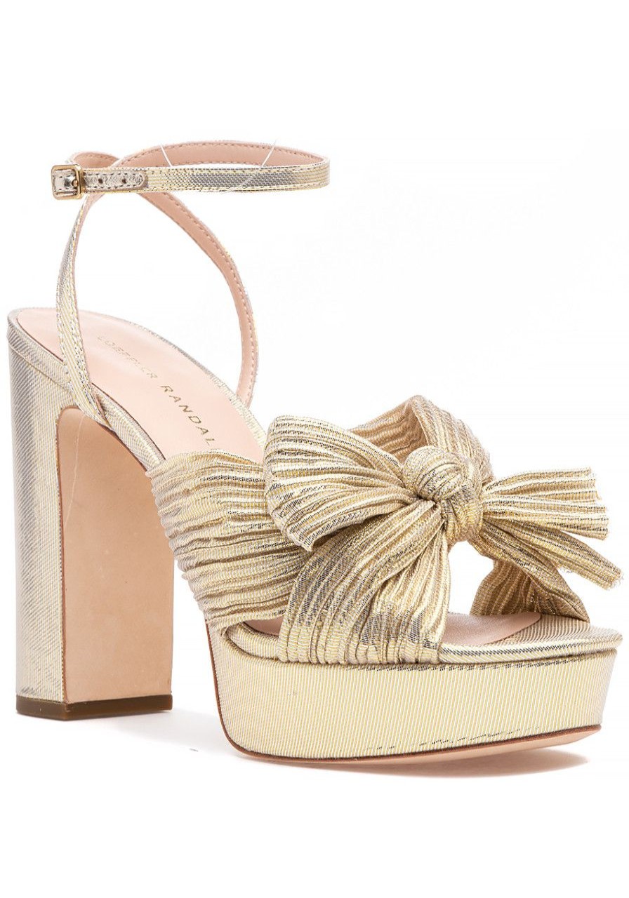 Women Loeffler Randall Sandals | Natalia Platform Sandal Platinum
