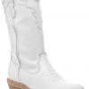 Women Steve Madden Boots | Laredo Boot White Leather