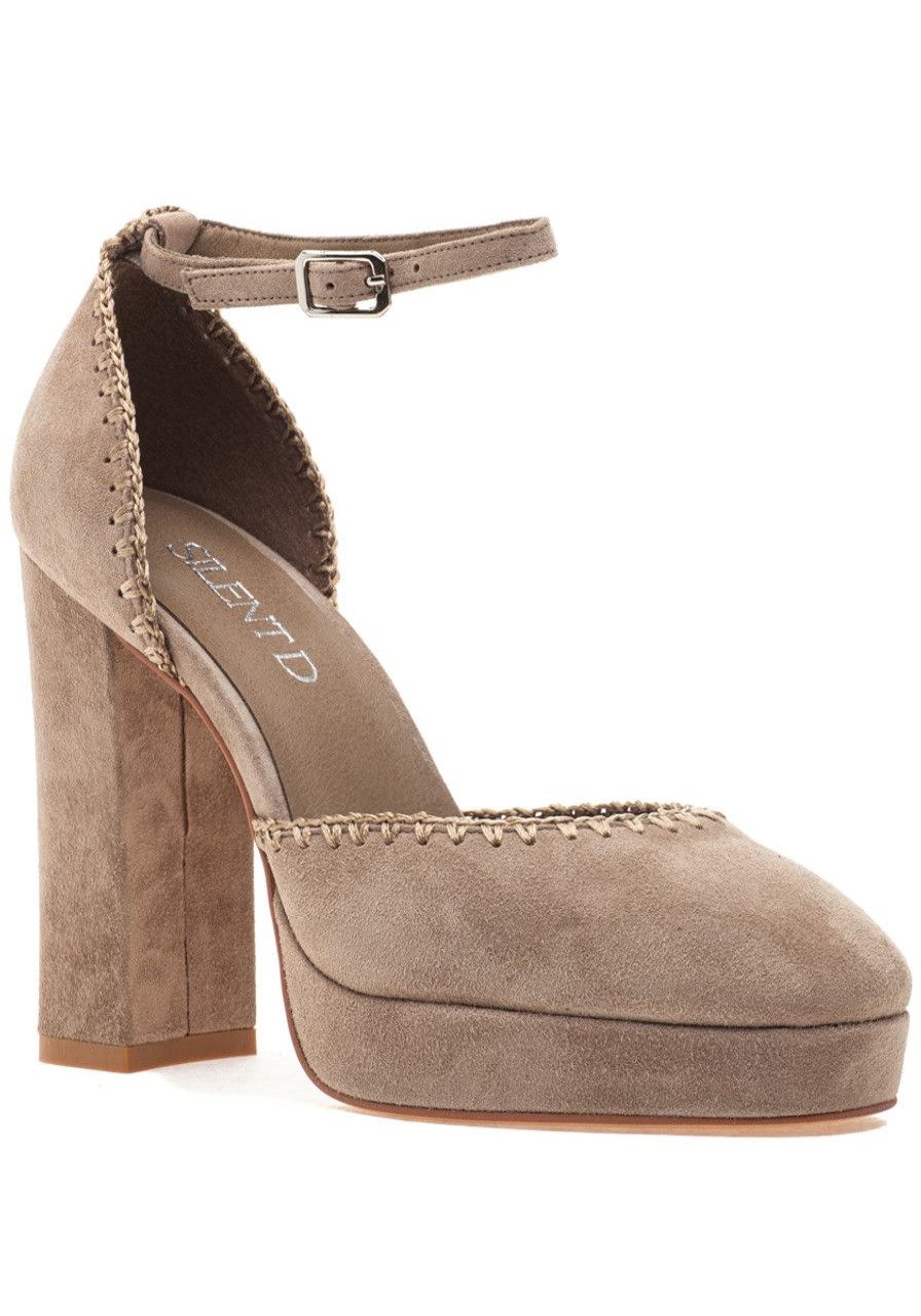 Women Silent D Pumps | Addie Pump Taupe Suede