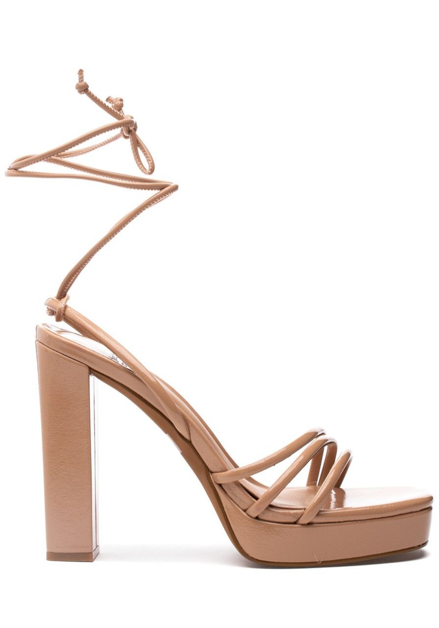 Women Jeffrey Campbell Pumps | Presecco Sandal Nude Patent