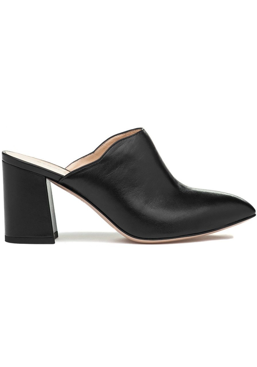 Women 275 Central Mules & Clogs | Cozza Mule Black Leather