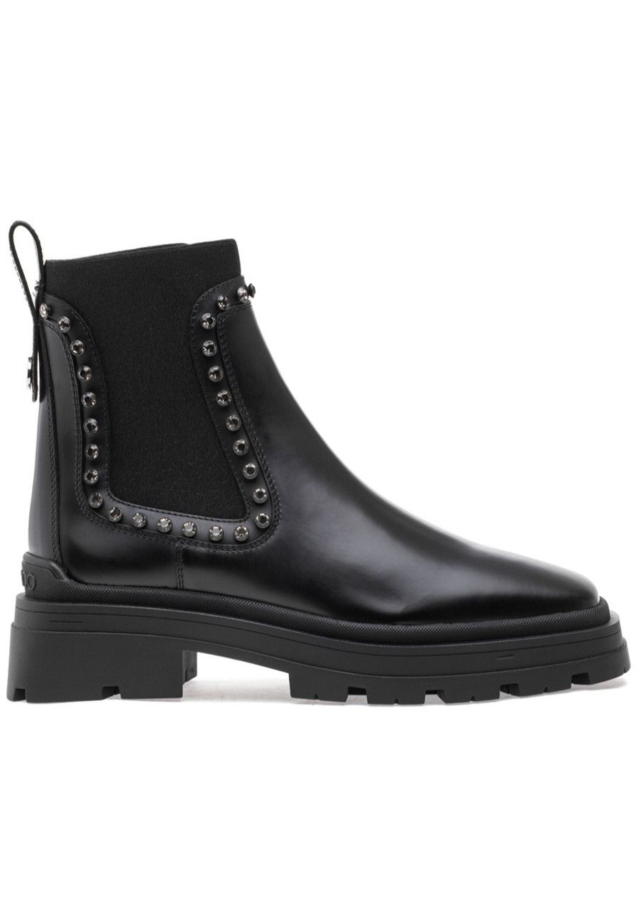 Women Jimmy Choo Boots | Veronique 45 Boot Black Leather
