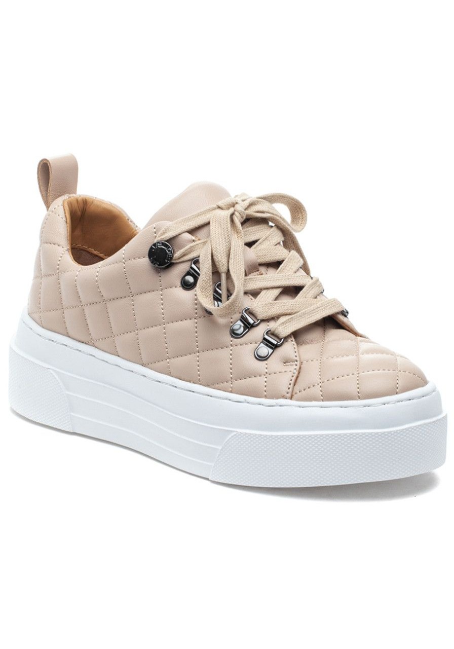 Women J/Slides Sneakers | Aimee Sneaker Nude Leather